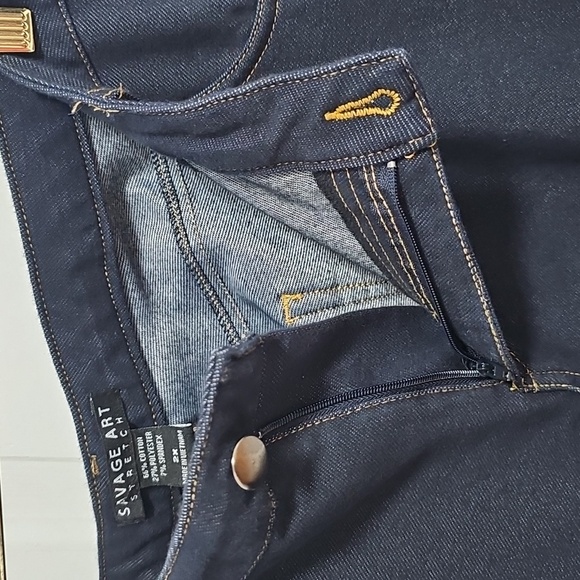 Dark Denim Capri Pants - Picture 3 of 9